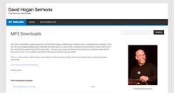 Desktop Screenshot of davidhogansermons.com